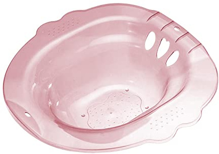 Sitz Bath for Toilet Seat Bidet Wide Seat Deeper Bowl Anti Overflow Hip Bath Tub for Elderly Women Men-