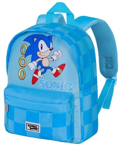 KARACTERMANIA Sonic The Hedgehog Jump-Joy Kindergartenrucksack, Blau, 22 x 27 cm, Kapazität 5 L