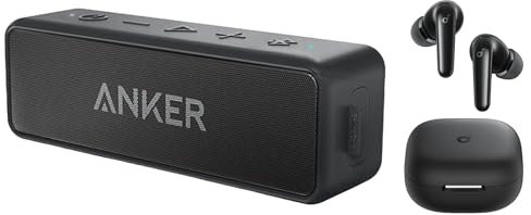 Anker SoundCore 2 Bluetooth Lautsprecher & soundcore P31i Bluetooth-Kopfhörer (Bündel)