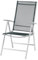 Siena Garden 506725 Klappsessel Saturn, silber schwarz L 65 x B 55 x H 80/106 cm