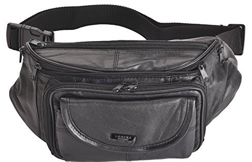 Lorenz - Echtes Leder Gürteltasche Schwarz - 1964