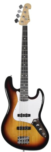 Chord | CAB42 Electric Bass Guitar | 3 Tone Sunburst
