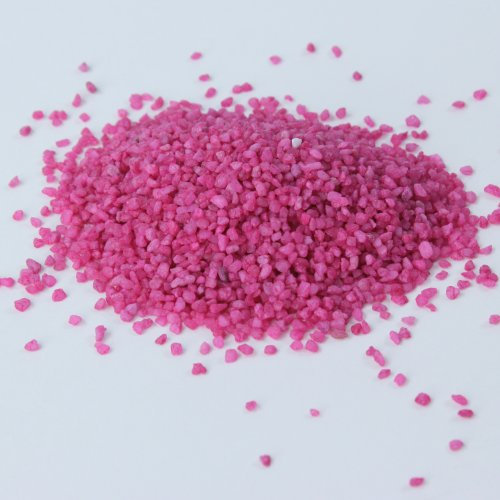 Perlkies Dekokies Kies Kiessteine Dekosteine Steine, 1,2-1,8 mm Körnung, 1kg im Beutel (fuchsia)