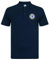 Chelsea FC Herren Polo-Shirt mit originalem Fußball-Wappen - Geschenkartikel - Marineblau - S