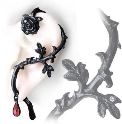 Ohrringe Alchemy Gothic Rose Of Passion