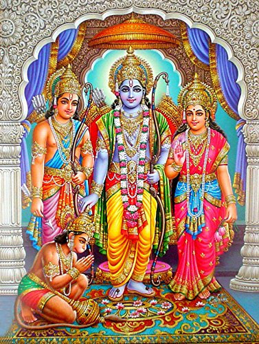 Ram darbar poster-reprint on paper-(20X16 inches)