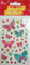 bsb Sticker - Aufkleber mit Schmetterlingen und Blumen - Stickerbogen in 7,8 x 12,5 cm - Sticker in verschiedenen Größen zum Verzieren