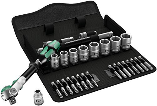 Wera 8100 SB9 Zyklop 29 Piece 3/8 Drive Socket and Bit Set