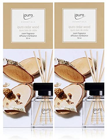 Essentials by ipuro Cedar Wood 50ml Raumduft (2er Pack)