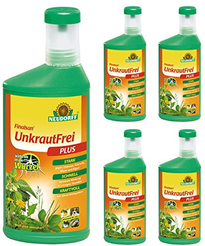 5 x 1 Liter Neudorff Finalsan Konzentrat UnkrautFrei Plus, Unkrautvernichter
