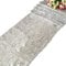 Time to Sparkle 12x108inch Glitter Sequin Table Runner Chair Sashes Swags Wedding Party Table Decoration Sequin Tablecloth- Sequin Silver