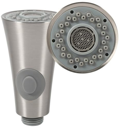 Wasserhahn Ersatz Brausekopf Küchenbrause Geschirrbrause Spray Kopf Bad Küche Pull Out Spray Kopf Ersatzteil Wasser sparen Bubbler Anti Splash Chrom Küchenarmatur Brause Handbrause Chrom Geschirrbrau