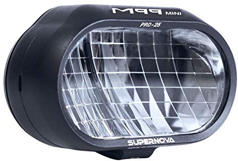 SUPER NOVA Unisex – Erwachsene R-M99MINIP-K-MBLK Fahrradlicht, schwarz, 450-1150 Lumen