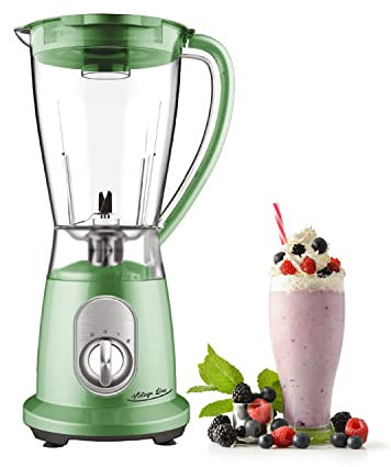 Frullatore verde vintage DCG UM6330T 1,5 Lt Mixer salvaspazio