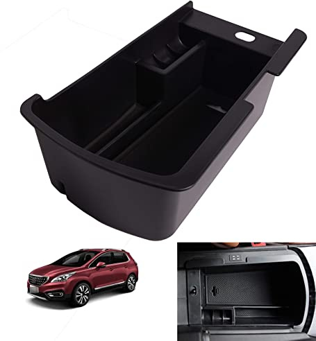 Boîte de rangement pour console centrale et accoudoir pour 3008 2008 à 2016