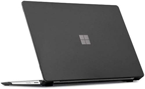 mCover - Custodia rigida compatibile con laptop Microsoft Surface 13,5 1/2/3/4/5 con tastiera in metallo (**Non per tastiera Alcantara**) - Nero