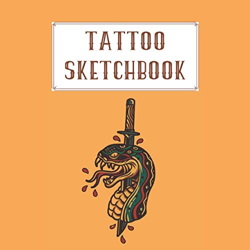 Tattoo Sketchbook III: Squared notebook to draw and sketch ideas for tattoo designs - Blank white and dotted graph paper - Gift for tattoo artists (Tattoo Sketchbooks)