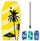 DREAMADE Bodyboard, Sup-Board, Schwimmboard, Schwimmbrett, Surfbrett, Surfboard mit Fußriemen (Gelb)