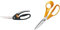 Fiskars Geflügelschere, Gesamtlänge: 25 cm, Qualitätsstahl/Kunststoff, Functional Form, 1003033 & Küchenschere, Gesamtlänge: 18 cm, Qualitätsstahl/Kunststoff, Classic, 1000819