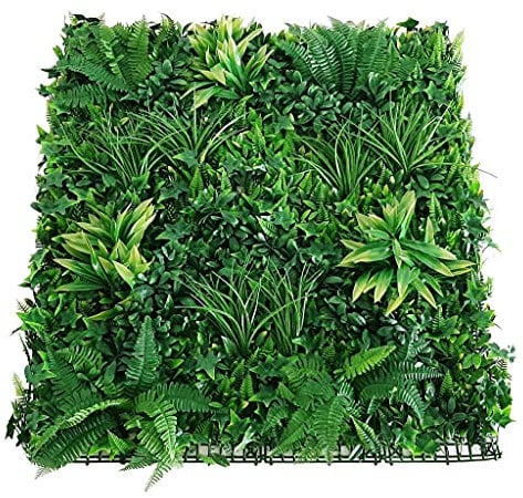 XONE Siepe Artificiale Jungle 100x100cm | Siepe Finta Foglie Giungla | Edera Sintetica Verde Ringhiera