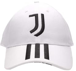adidas Juventus Turin, Unisex Hut, Saison 2022/23 Offizielle, Weiß / Schwarz