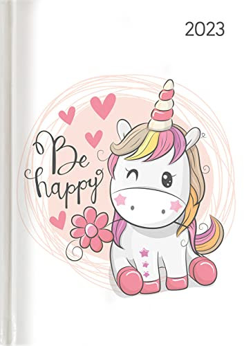 Ladytimer Unicorn 2023 - Einhorn - Taschenkalender A6 - Weekly - 192 Seiten - Notiz-Buch - Termin-Planer - Alpha Edition