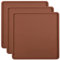 Silicone Dehydrator Sheets for 14 x 14 Trays, 3 Pcs Non-stick Tray Liner Compatible with Edge, with Excalibur Dehydrator, Reusable Square Dryer Mats for Fruits Meat Vegetables Herbs