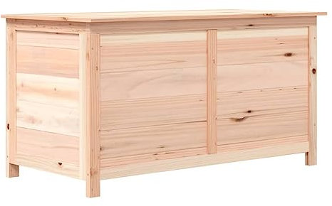 Bussandri Exclusive - Outdoor-Kissenbox 100x50x56 cm Massivholz Tanne