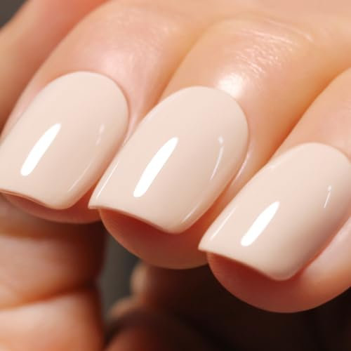 Ozzeal Nude Gel Polish,1 Pcs 15ml Beige Gel Nail Polish Autumn Winter Soak off LED UV Gel Nail Polish Art Starter Manicure Salon DIY Nail Gel Polish at Home for Girl Women