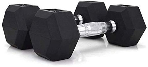 GaRcan 2-teiliges schwarzes Hantel-Set, 7,5 kg x 2, für Männer und Frauen, Anfänger, Heim-Fitnessstudio, Aerobic-Übungen, dünne Arme, Bodybuilding, Training, Pilates, Fitnessger