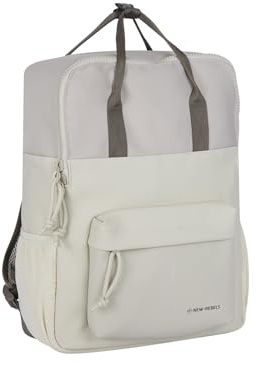 New Rebels Backham Springfield Beige 16L Rucksack Wasserabweisend Laptop 14
