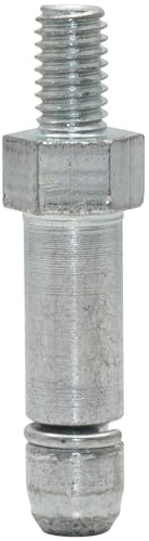 WAGNER Gewindestift 2tlg. - M6 x 8/ Ø 8 mm x Höhe 8/26/40 mm, für Möbelrolle / Möbelgleiter mit Aufnahme 8 mm, Stahl verzinkt, Klemmring - 11009199