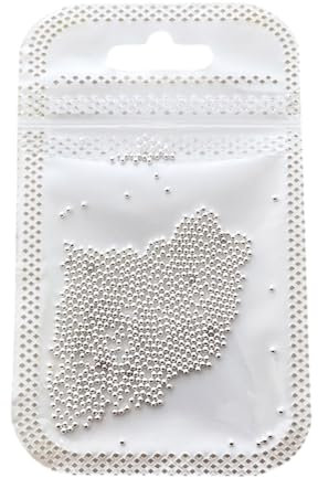 Multi-Size Nail Caviar Beads Micro 3D Nail Art Decorations Metal Nail Beads Nails Jewelry DIY Nail Designs Gifts Metal Nail Art Ball Bead