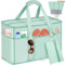 BTNEEU Bolsa de Playa Grande XXL Familiar 50x35x20cm Bolso Plegable Malla de Playa Bolsa de Viaje Extra Grande y Resistente, Juguetes de Arena, Bolsa de Almacenamiento para Jugu