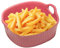 Plat à gratin carré en céramique 650 ml, 18,5 x 17 x 6 cm, avec poignées, accessoire pour friteuse à air chaud, four à micro-ondes et four, rouge