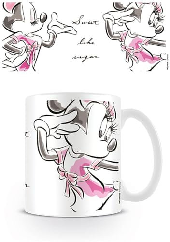 Pyramid International Tazza interna rosa con Minnie Mouse (Colour Mayhem), regalo Disney, 315 ml, taglia unica