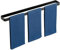 SAYAYO Porte Serviette Mural sans Perçage pour Salle de Bain, Support Serviette Adhésif en Aluminium pour Cuisine Baignoire Lavabo, Noir 70CM, EGYS24030-700-3M-B