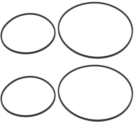 VGOL 4pcs Cassette Player Replacement Belts Motor Drive System Belts Replacement Compatible with Technics RS-EH600 Cassette Player