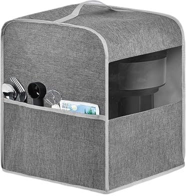 Kaffeemaschinen-Abdeckhaube - Große Kaffeemaschinen-Schutzhülle mit transparentem Sichtfenster - Multifunktionale Schutzabdeckung Für Haushaltsgeräte – Für Privathaushalt & Gastronomie