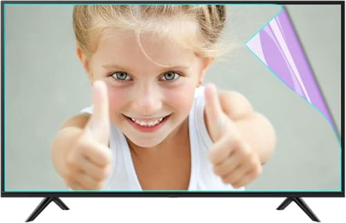 HD Clear Anti Shock TV-Displayschutzfolie für 32-75 Zoll Fernseher - Blendschutz/Anti-Blaulicht/Anti-Kratzfolie - Klar / 75 Zoll 1645 x 930 mm, Klar - 32 Zoll 698 x 392 mm,Clear-32 Inches698x392mm