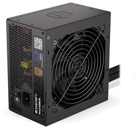 ENDORFY Vero L6 PSU (550, Watt) | Netzteil ATX 3.1 PCIe 5.1, 80 PLUS Bronze, Cybenetics Silver, Leiser Stratus 120 mm Lüfter, PSU für Gaming PC und Workstation