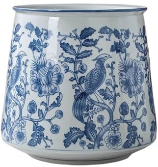 IMEITE Jardinières Pot de Fleurs Haut Gamme en Porcelaine Bleue et Blanche for la Maison, idéal for Le Salon ou for bonsaï Pot Pots en Terre Cuite