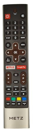 Telecomando originale vocale compatibile per Metz Blue, Coocaa, Ok., Aiwa, Miia