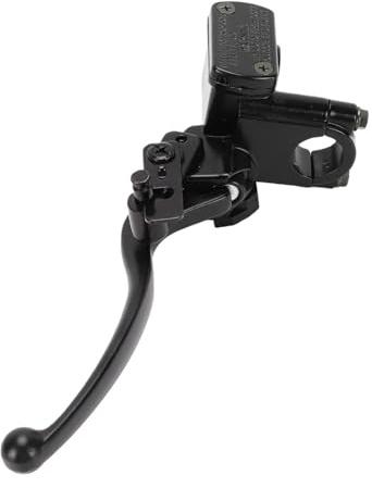Eminchu Freno Idraulico Adatto Alla Leva del Cilindro Principale Pompa Durevole da 7/8 Pollici con Posizione Regolabile per Moto da Cross e ATV da 50 Ml a 250 Ml (Lato sinistro)