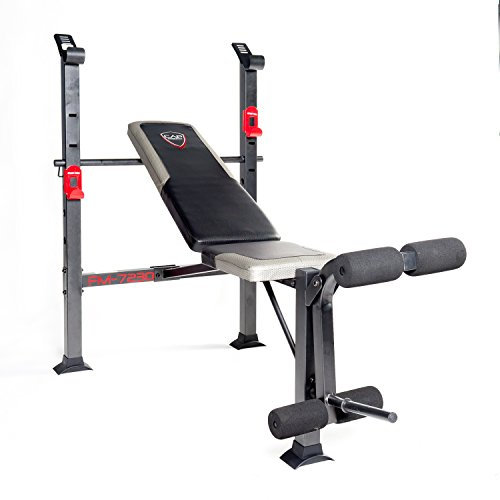 Cap Barbell Standard Bench schwarz/rot