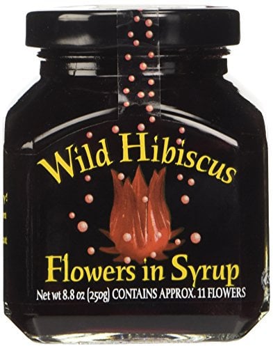 Wild Hibiscus in Syrup 11 Blüten, 1er Pack (1 x 250 g)