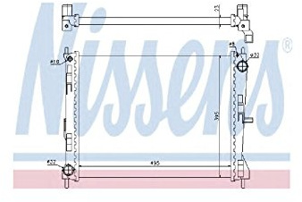 Nissens 637605 Kühler, Motorkühlung