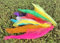 Hoerev Packung mit 12 Juggling (Tanz) Schals 60cmx60cm - Floaty Schals für Kleine Leute, 12 Gemischt