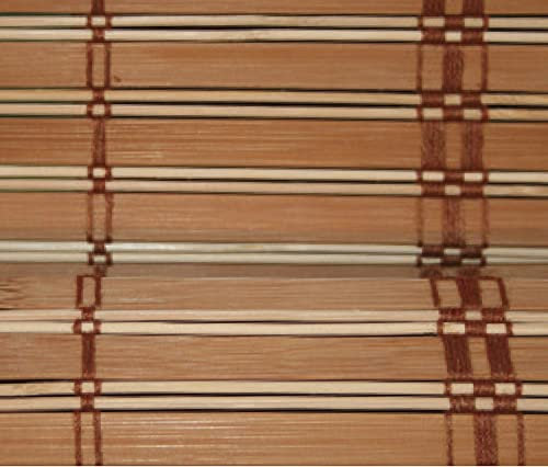VERDELOOK Africa, Tapparella in Listelli di Bamboo, 100x160 cm, Marrone Chiaro