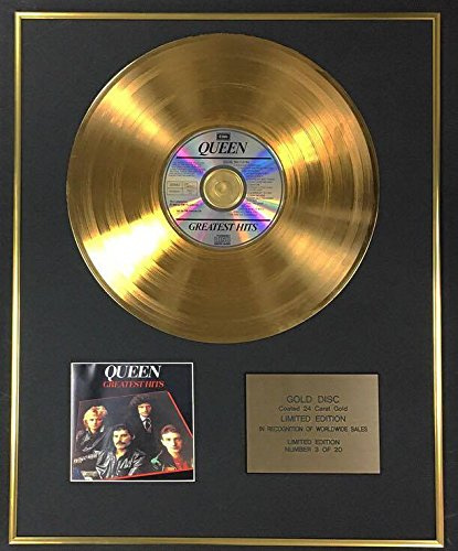Queen – Exklusiv Limited Edition 24 Karat Gold Disc – Greatest Hits